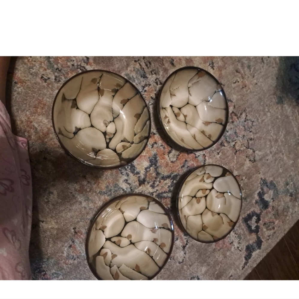 COPY - Mikasa Gourmet Basics Anissa Branches Accent Just  #1 Soup/Cereal Bowls